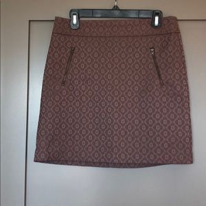 Loft Mauve Mini Skirt, Size 6